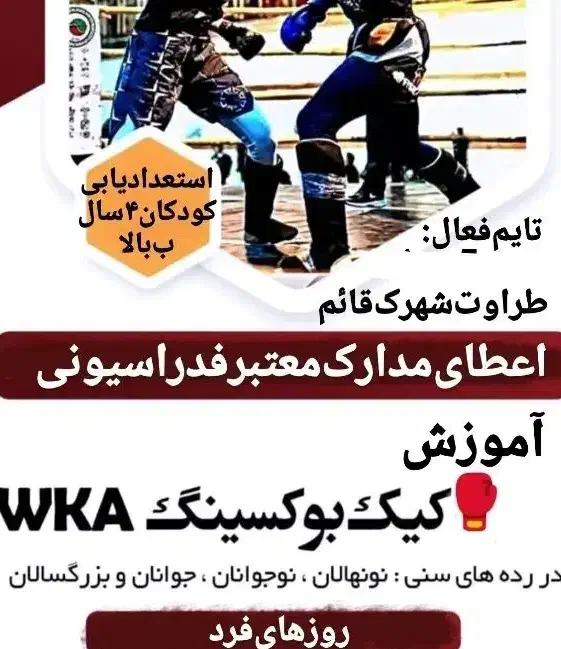 آموزش‌کیک‌بوکسینگ‌بانوان‌وپسران‌‌تا۱۴سال|خدمات آموزشی|اراک, |دیوار