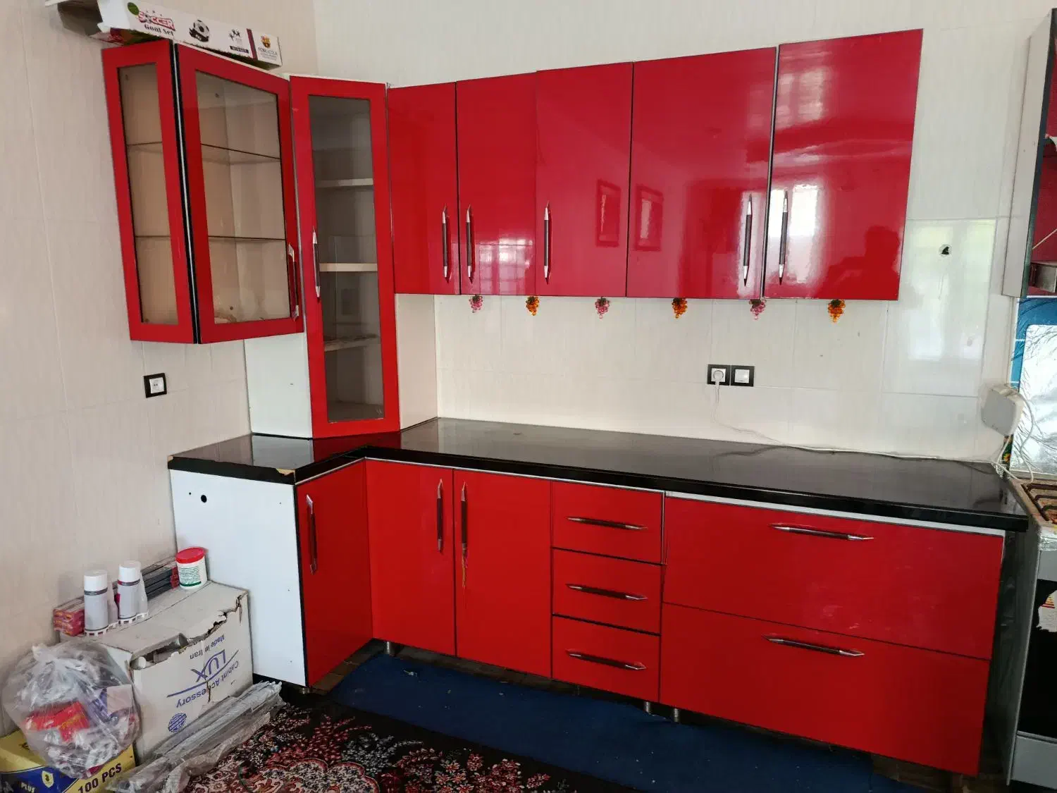 کابینت و اوپن چوبی|کتابخانه، شلف، قفسه‌های دیواری|بندر دیر, |دیوار