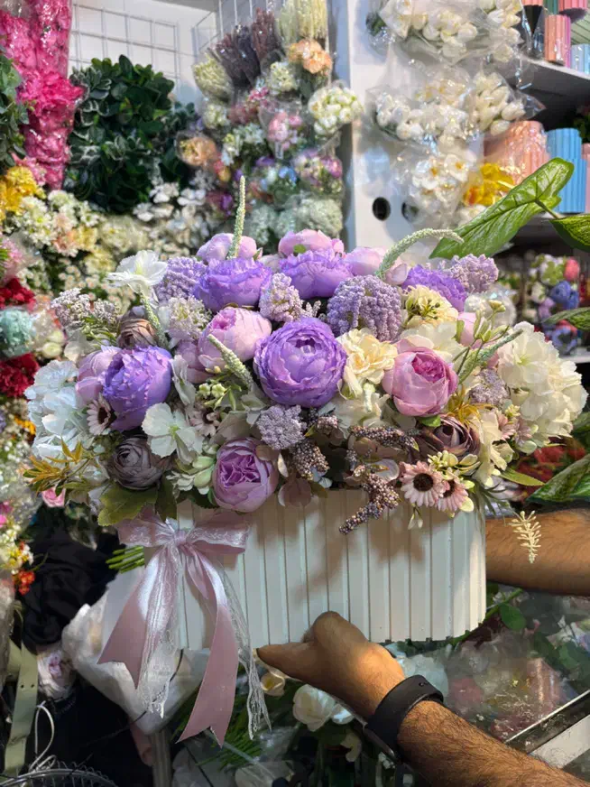 دسته گل ، باکس گل|گل مصنوعی|شیراز, زند|دیوار