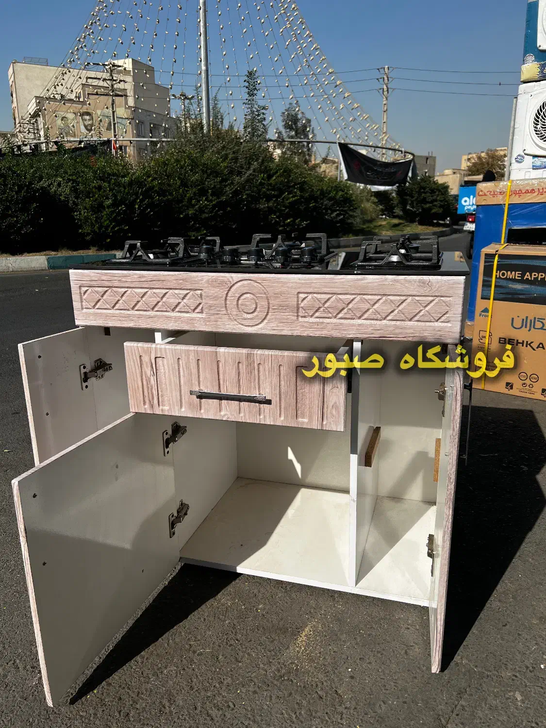 اجاق گاز طرح فر با کابینت ترموکوپل دار /با ضمانت|اجاق گاز و لوازم برقی پختوپز|تهران, جیحون|دیوار