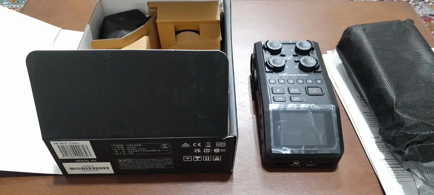 رکوردر حرفه ای صدا ZOOM H6 BLACK|صوتی و تصویری|اهواز, امانیه|دیوار