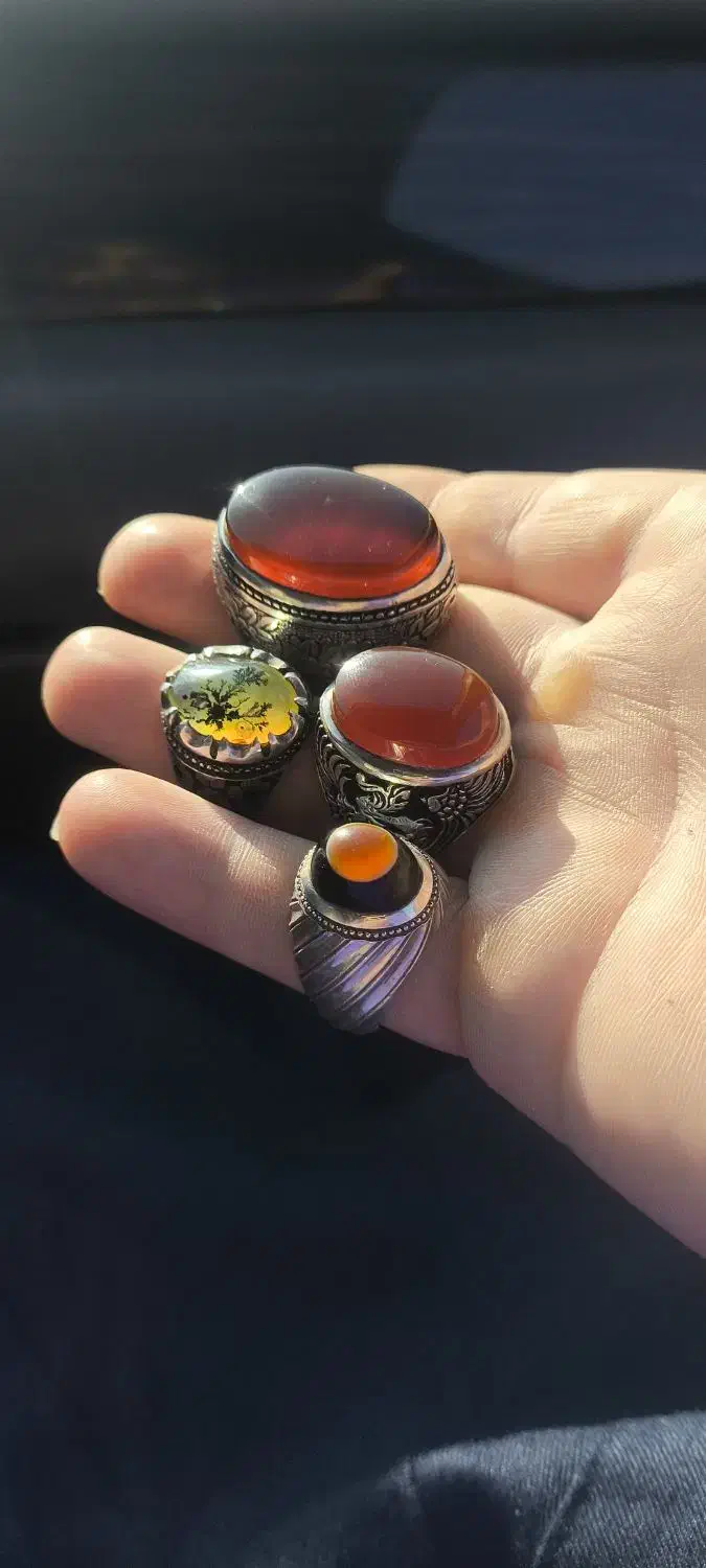 چهار عدد انگشتر کلکسیونی|جواهرات|مشهد, بالا خیابان|دیوار