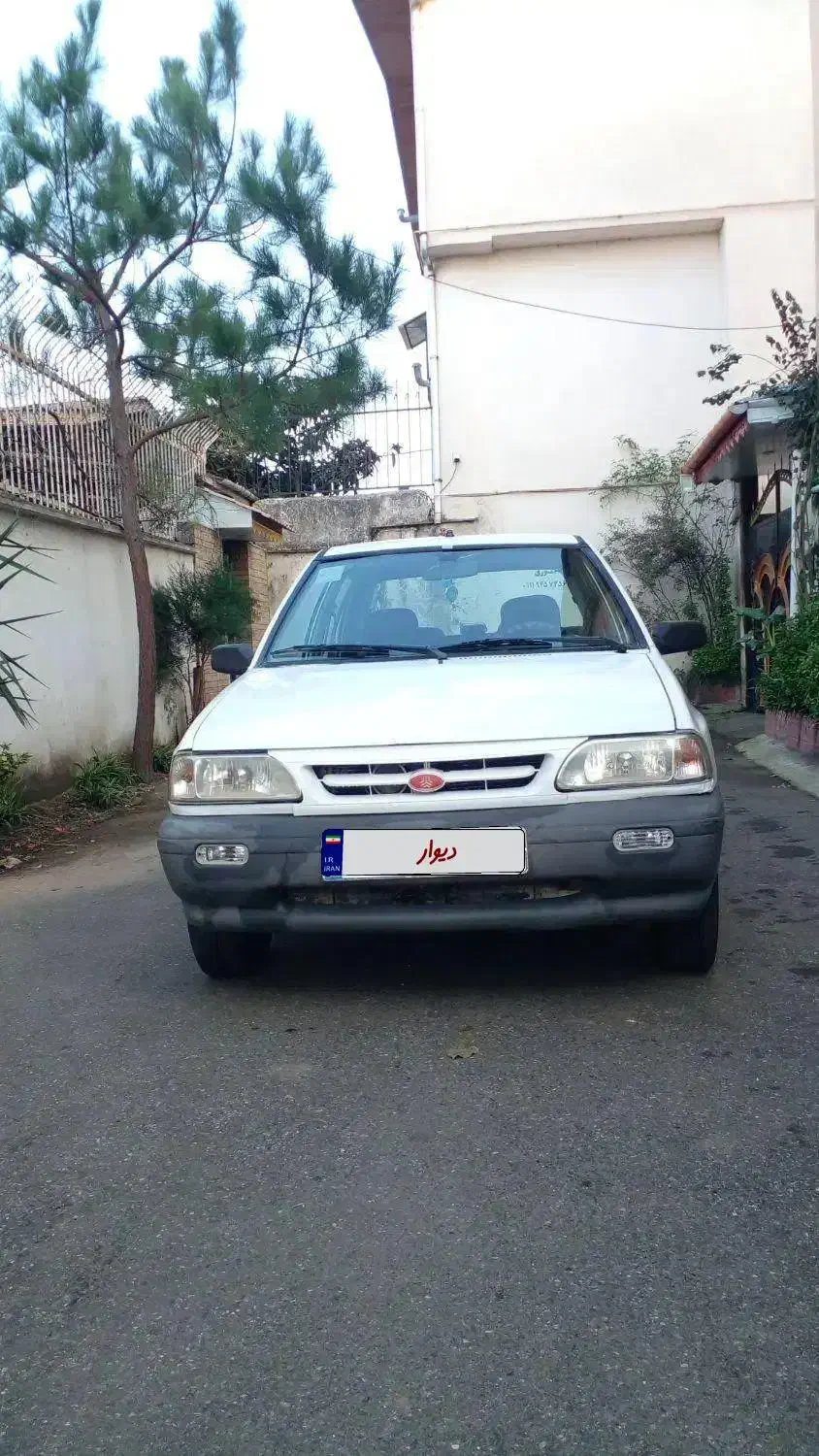 پراید دوگانه سی ان جی دستی مدل ۱۳۸۶ رنگ سفید|خودرو سواری و وانت|رودسر, |دیوار