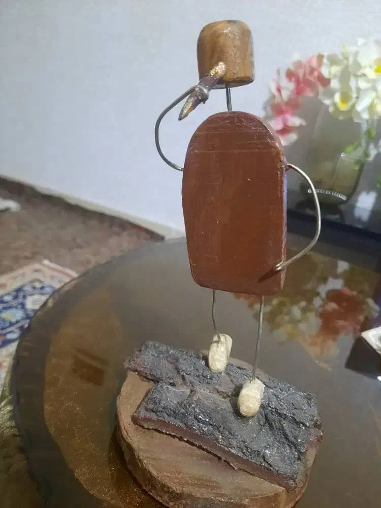 مجسمه چوب|مجسمه، تندیس، ماکت|ورامین, شهرک ولیعصر|دیوار