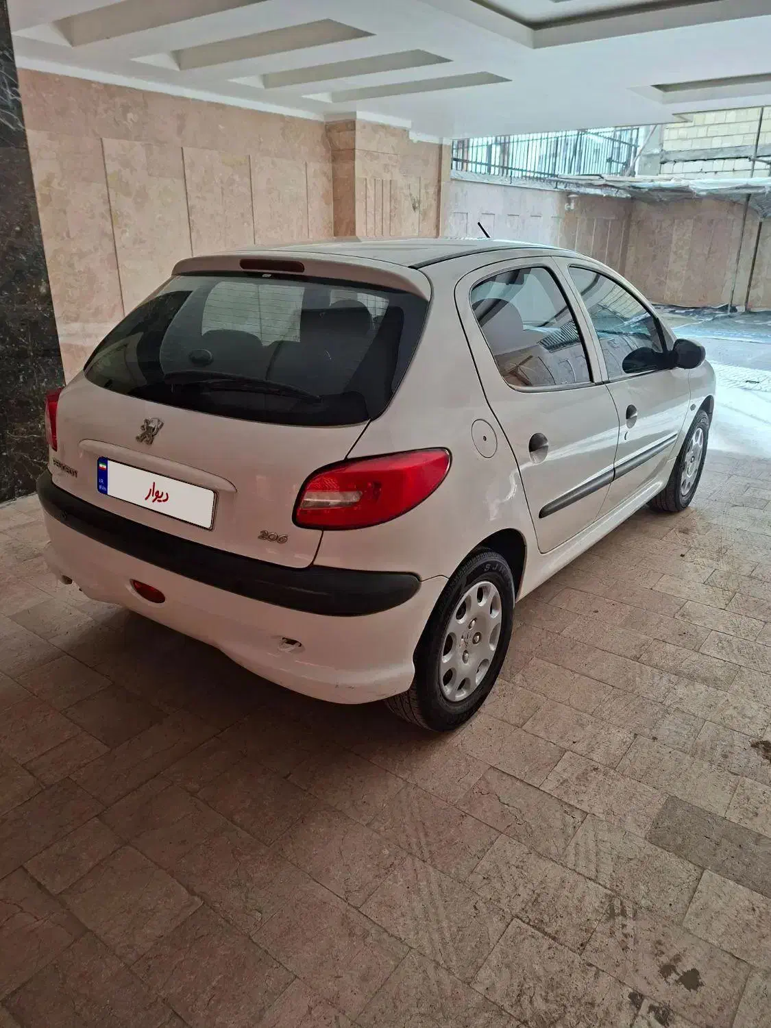 ۲۰۶تیپ ۵ مدل ۹۵ بی رنگ|خودرو سواری و وانت|قزوین, |دیوار