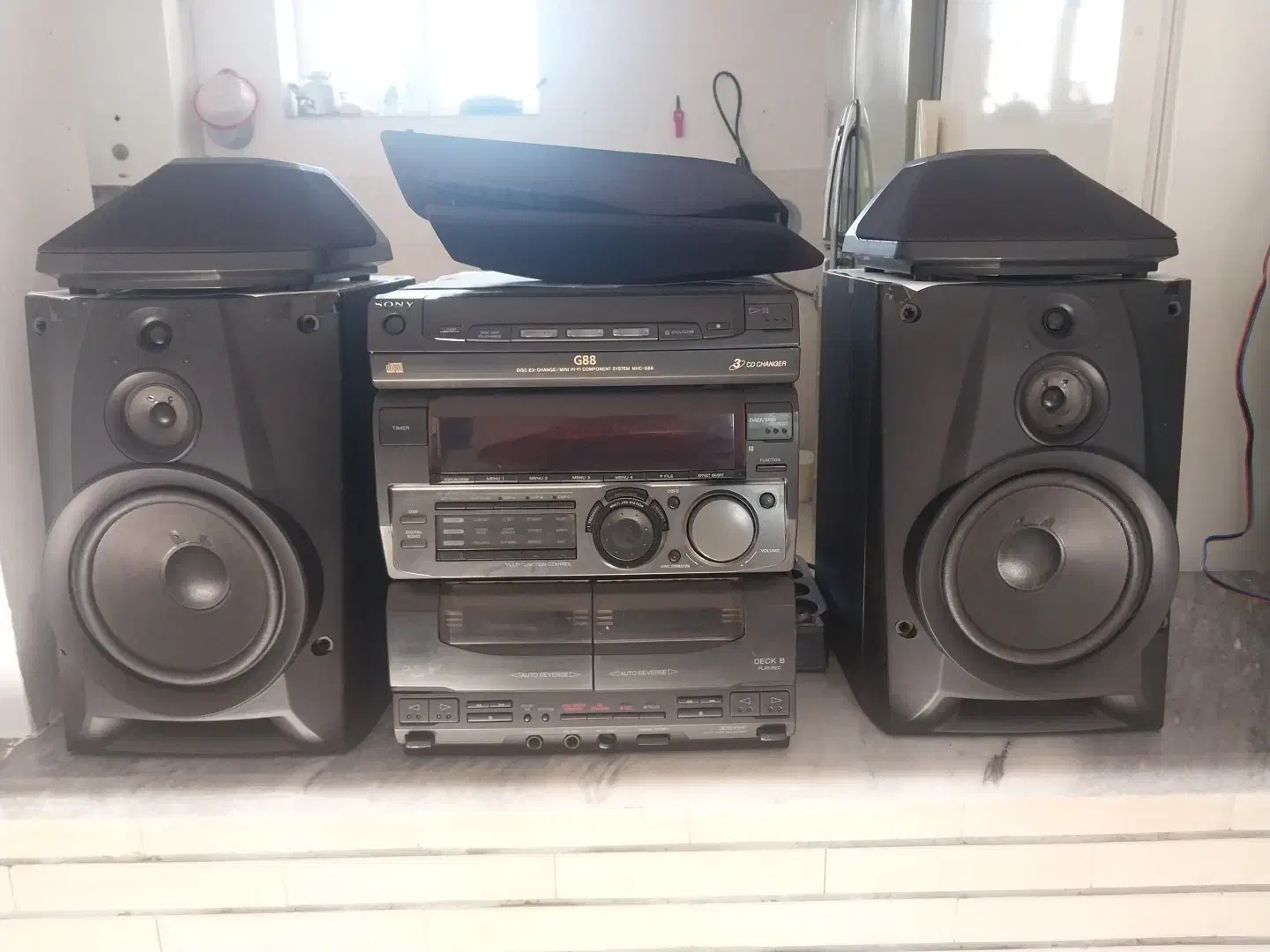 سه سری ظبط سونی اصل باصداهای دلنشین|سیستم صوتی خانگی|باسمنج, |دیوار