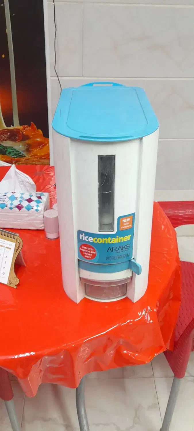 سطل برنج سالم وتمیز|ظروف نگهدارنده، پلاستیکی، یک‌بارمصرف|قزوین, |دیوار