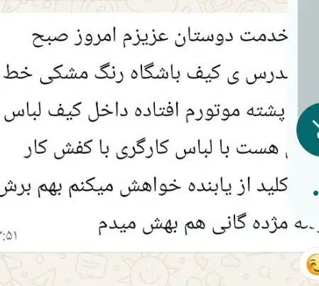 گمشده|اشیا|شیراز, سعدیه جنوبی|دیوار