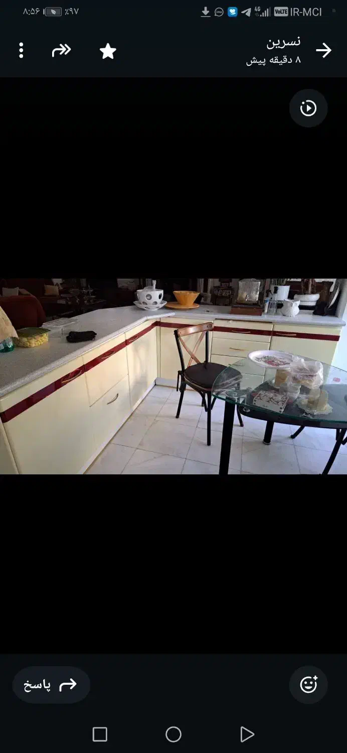 کابینت پولیش پلی استروام دی اف|مصالح و تجهیزات ساختمان|ساری, |دیوار