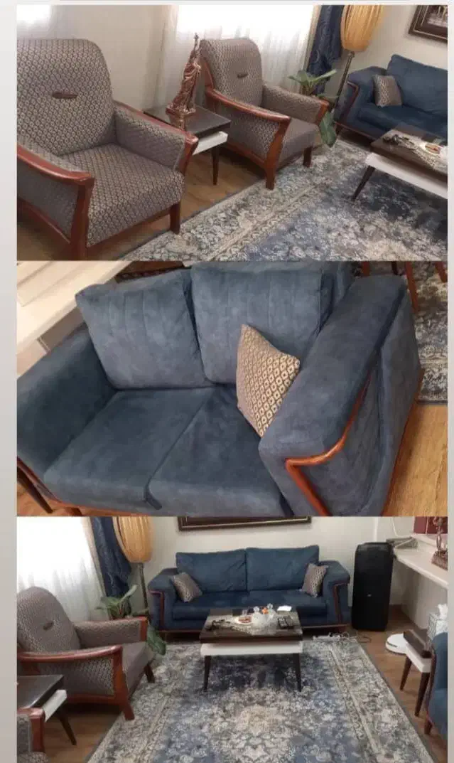 یکدست مبلمان ۷ نفره|مبلمان خانگی و میز عسلی|تهران, سهروردی|دیوار