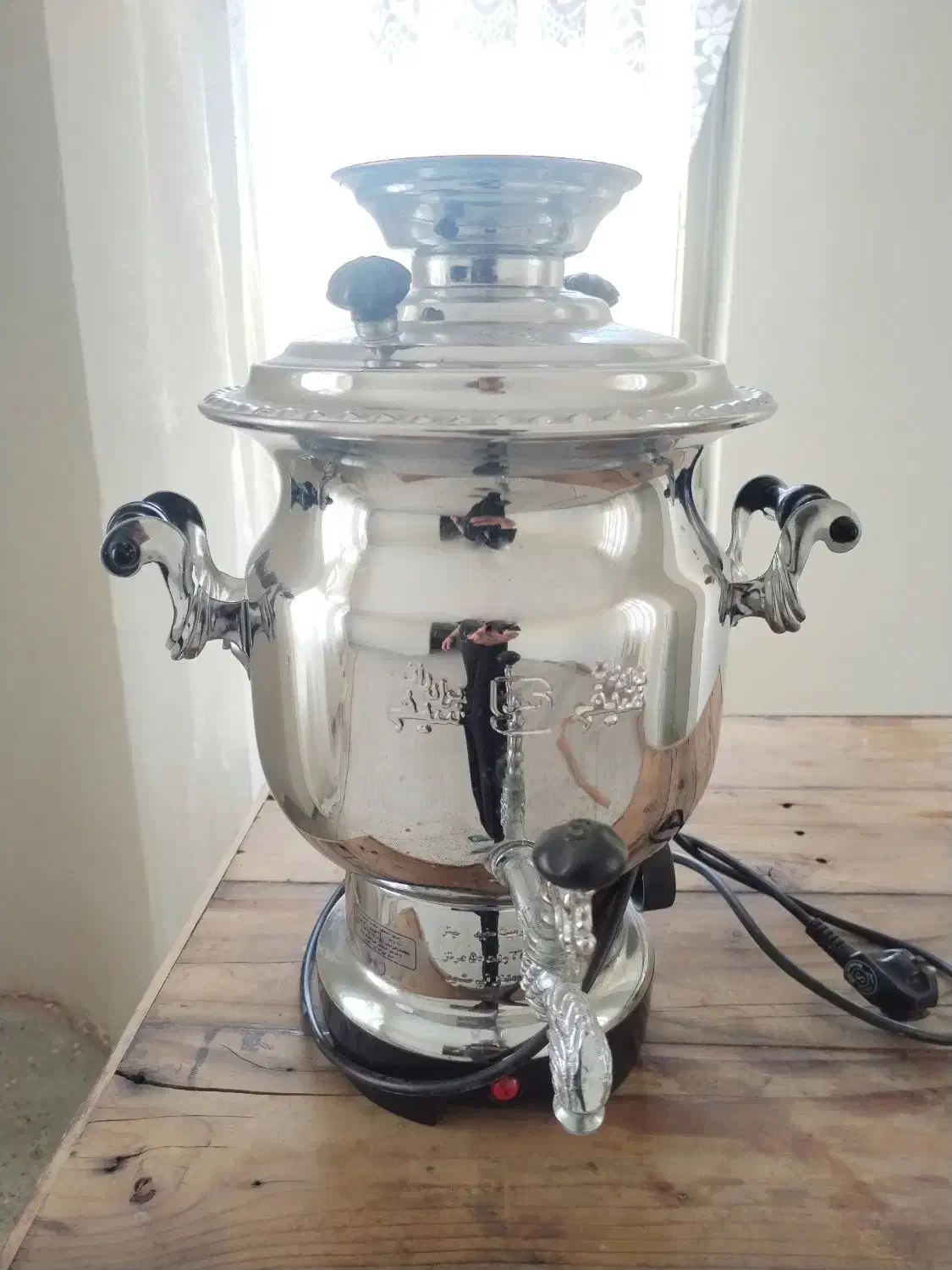 سماور برقی ۸ لیتری|سماور، چای‌ساز، قهوه‌ساز|پیرانشهر, |دیوار