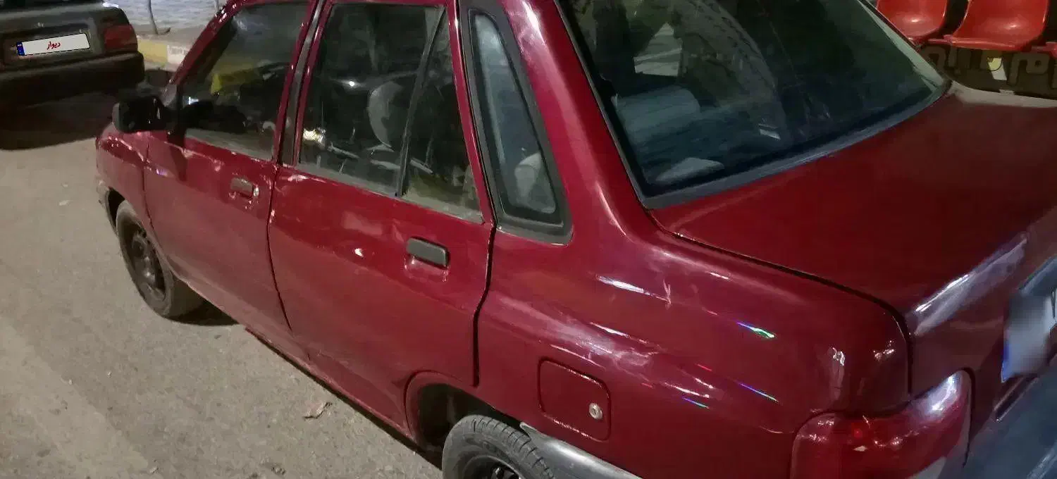 پراید  قرمز صدفی|خودرو سواری و وانت|مریوان, |دیوار