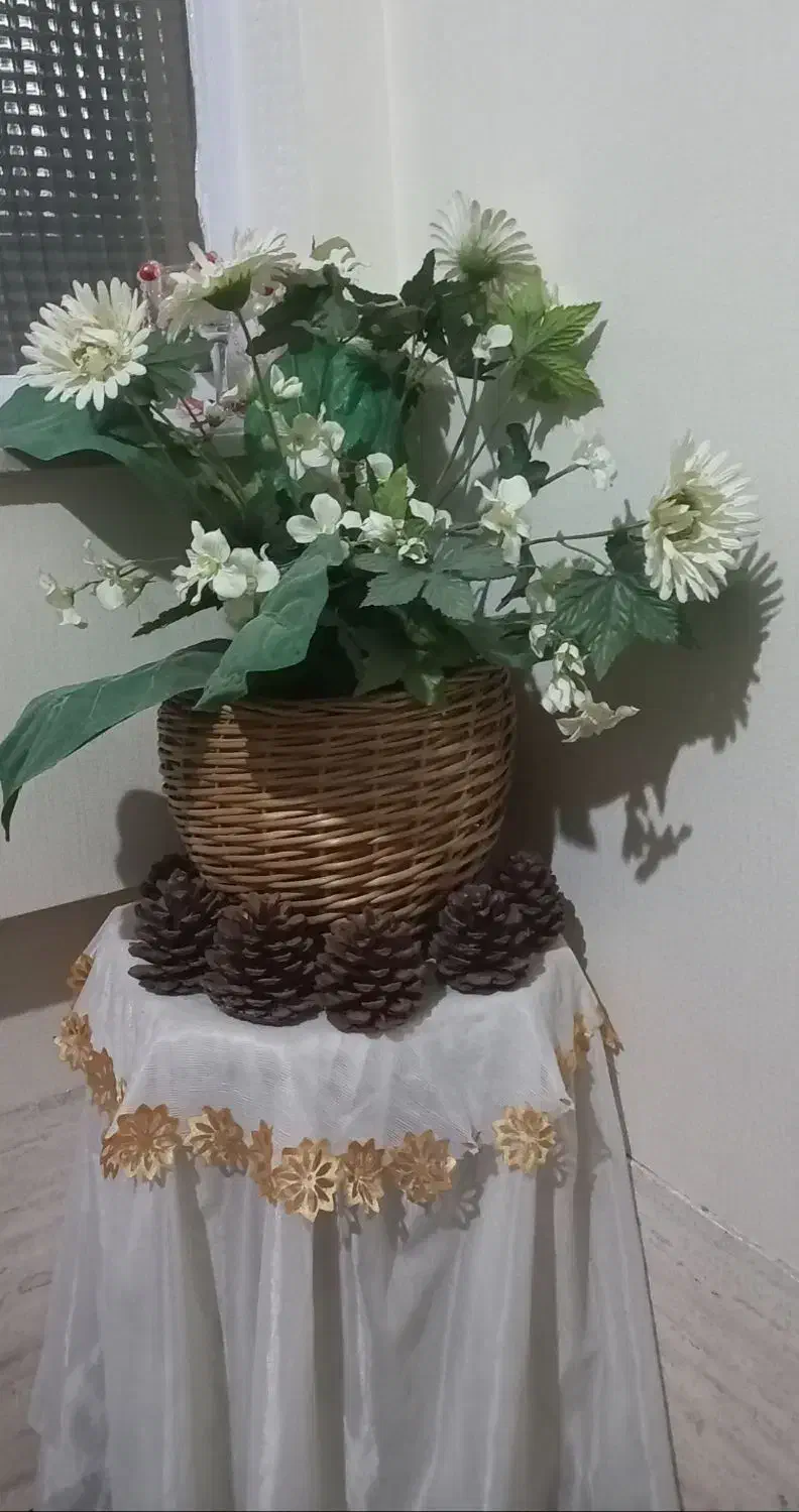 گلدان گل|گل مصنوعی|قم, بنیاد|دیوار