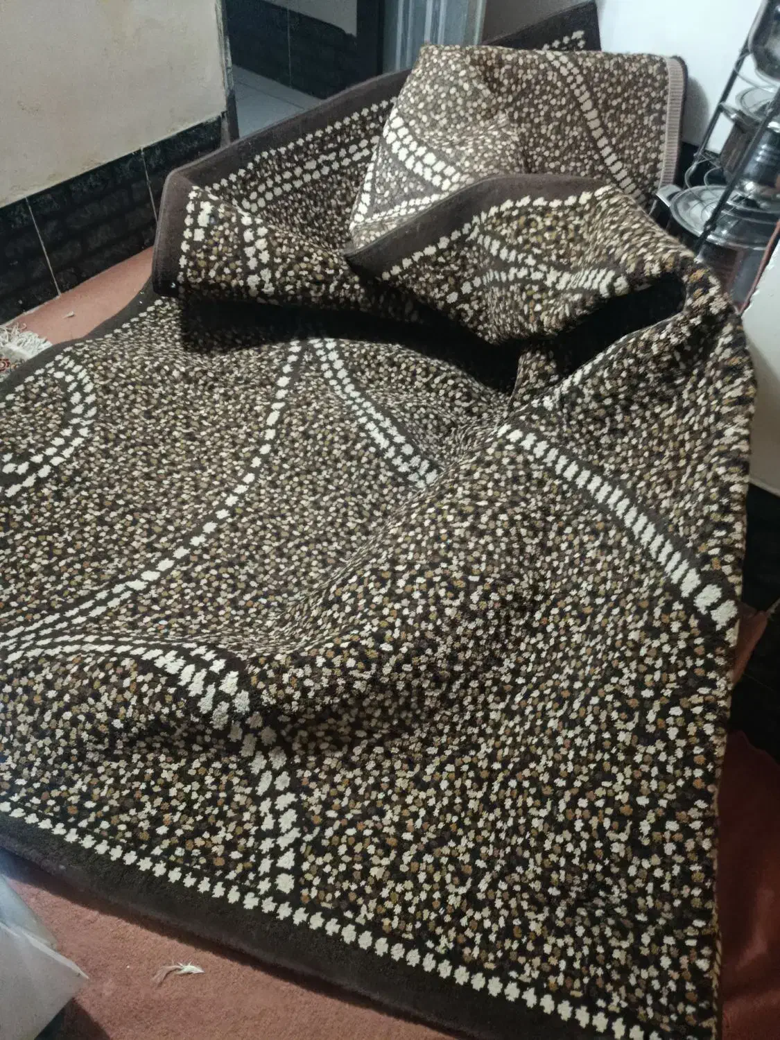 جفت گلیم دو نیم در سه ونیم|گلیم، جاجیم، گبه|سردشت, |دیوار