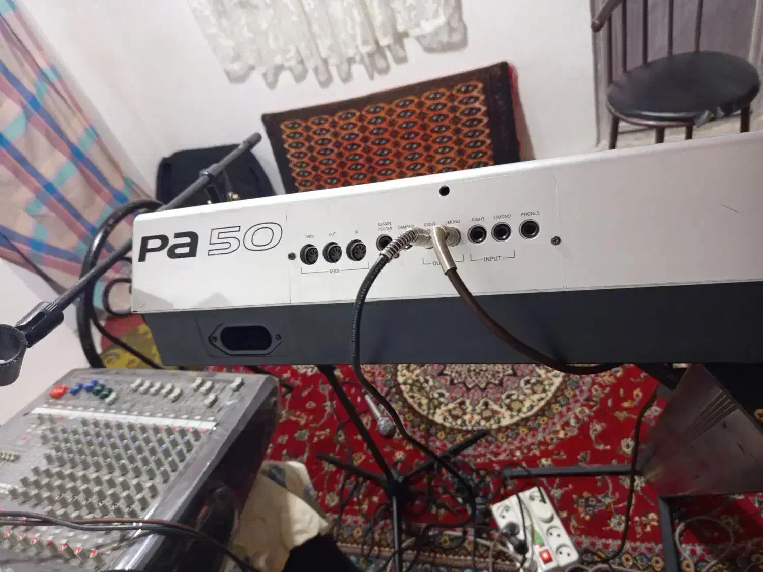 ارگ پی 50 شده به 80|پیانو، کیبورد، آکاردئون|گلپایگان, |دیوار