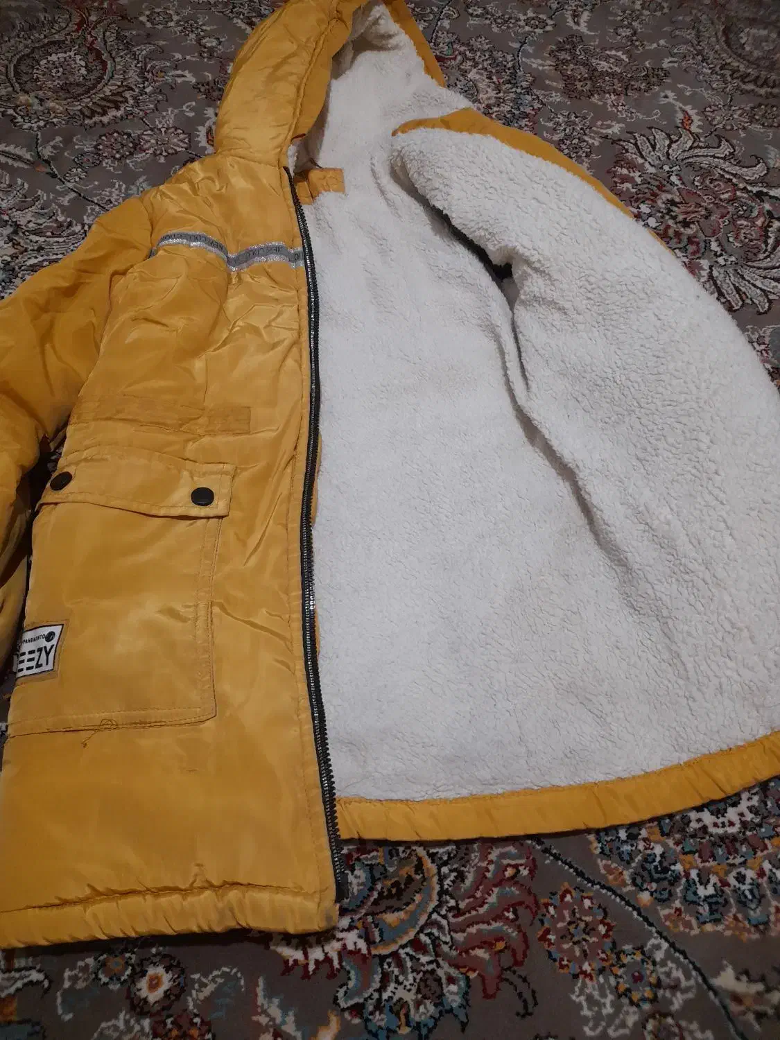 پالتو بارانی کلاهدار دخترانه سایز  ۳۶|لباس|هشتگرد, هشتگرد قدیم|دیوار