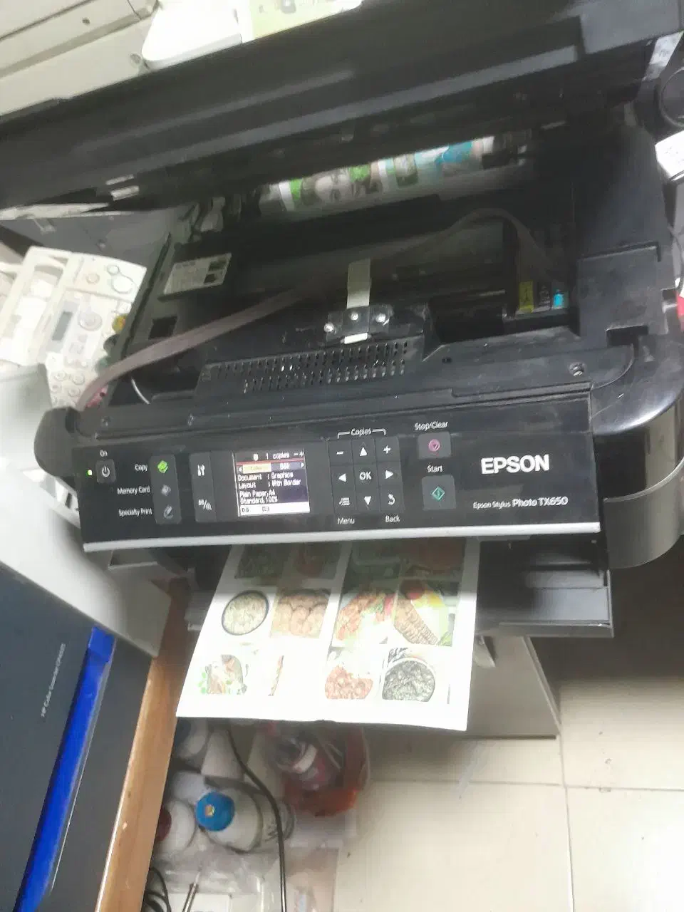 پرینتر اپسون جوهر افشان مدل TX650|پرینتر، اسکنر، کپی، فکس|محمدشهر, محمدشهر|دیوار