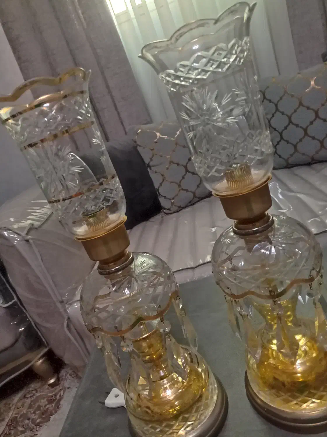 شمعدان کریستال|صنایع دستی و سایر لوازم تزئینی|ری, شهادت|دیوار