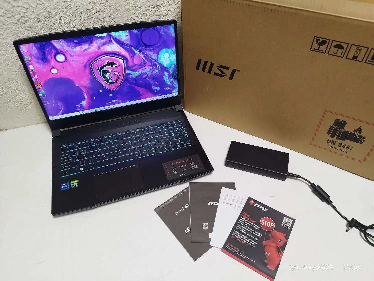 لپتاپ گیمینگ MSI CROSSHAIR 15 i7 11th RTX 3060 6G|رایانه همراه|تهران, جمهوری|دیوار