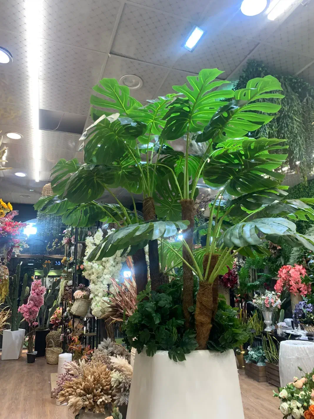 درختچه مصنوعی|گل مصنوعی|آفتاب, |دیوار