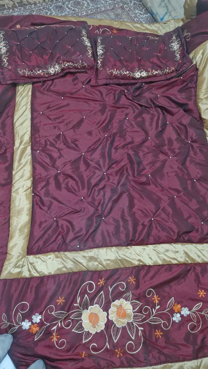 روتختی پتوی گلدوزی و بالش|سرویس روتختی|تهران, جیحون|دیوار