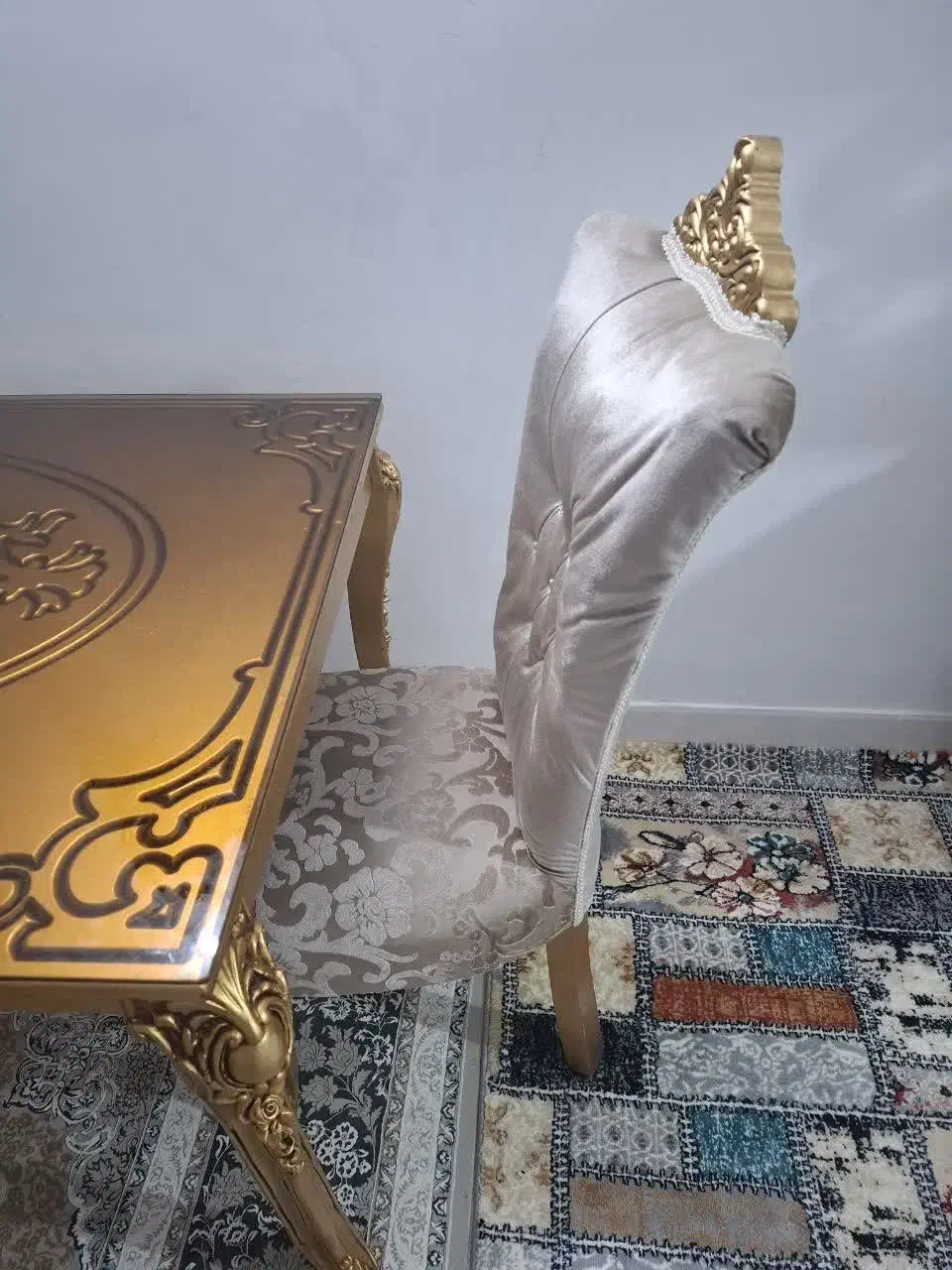 میز ناهارخوری ۶ نفره|میز و صندلی غذاخوری|گلپایگان, |دیوار