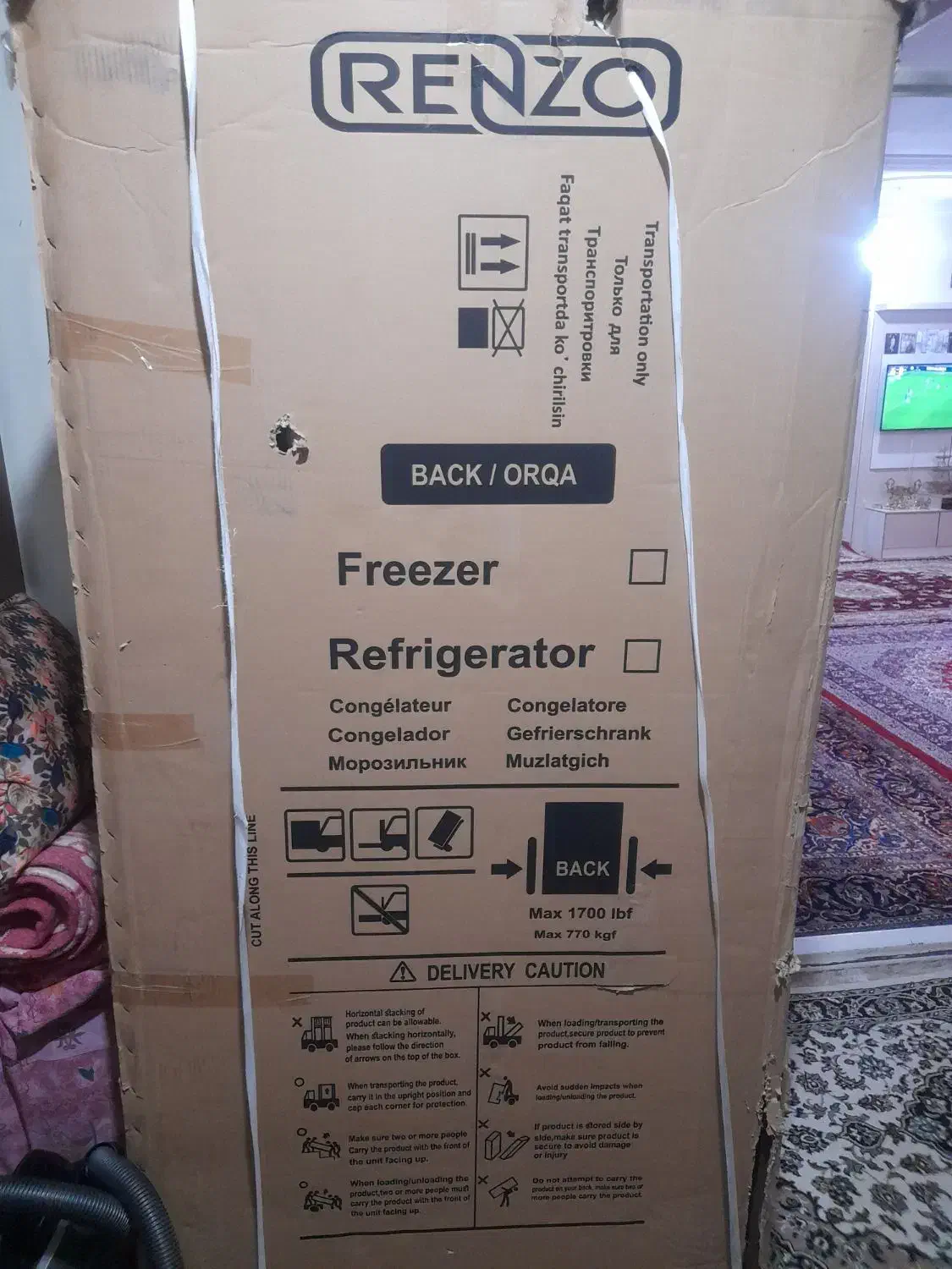 یخچال فریزر  برند رنزو|یخچال و فریزر|خسروشاه, |دیوار