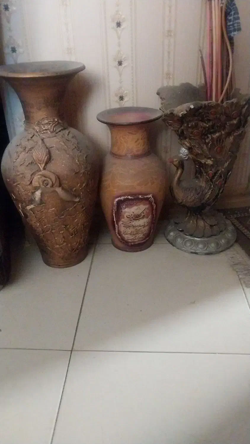 گلدان کوزه ای|صنایع دستی و سایر لوازم تزئینی|کرمان, |دیوار