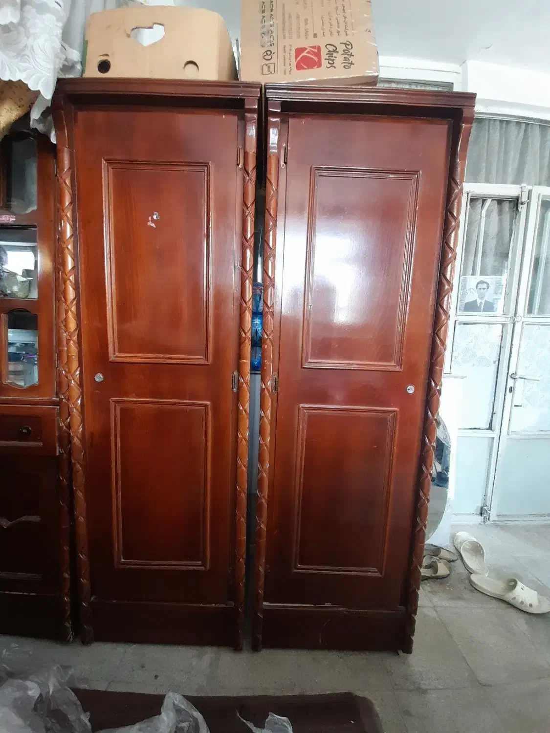 ست دو کمد و بوفه|بوفه، ویترین، کنسول|همدان, |دیوار