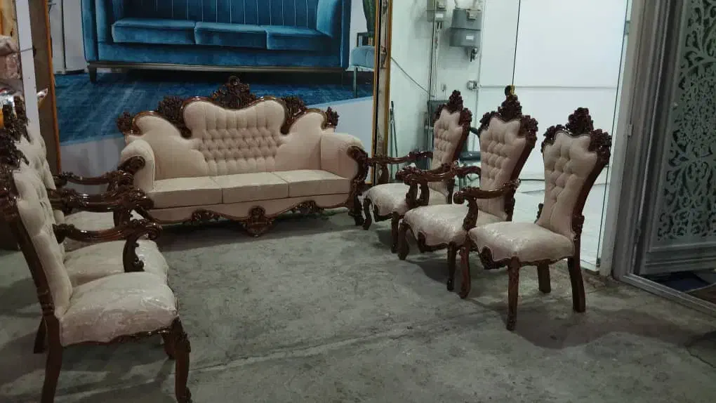 مبل سلطنتی طرح قلب باچوپ راش گرجستان بااقساط48ماهه|مبلمان خانگی و میز عسلی|تبریز, |دیوار