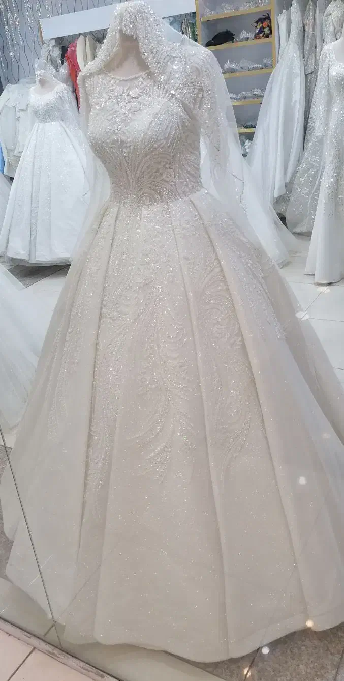 لباس عروس عربی فول کار|لباس|سمنان, |دیوار