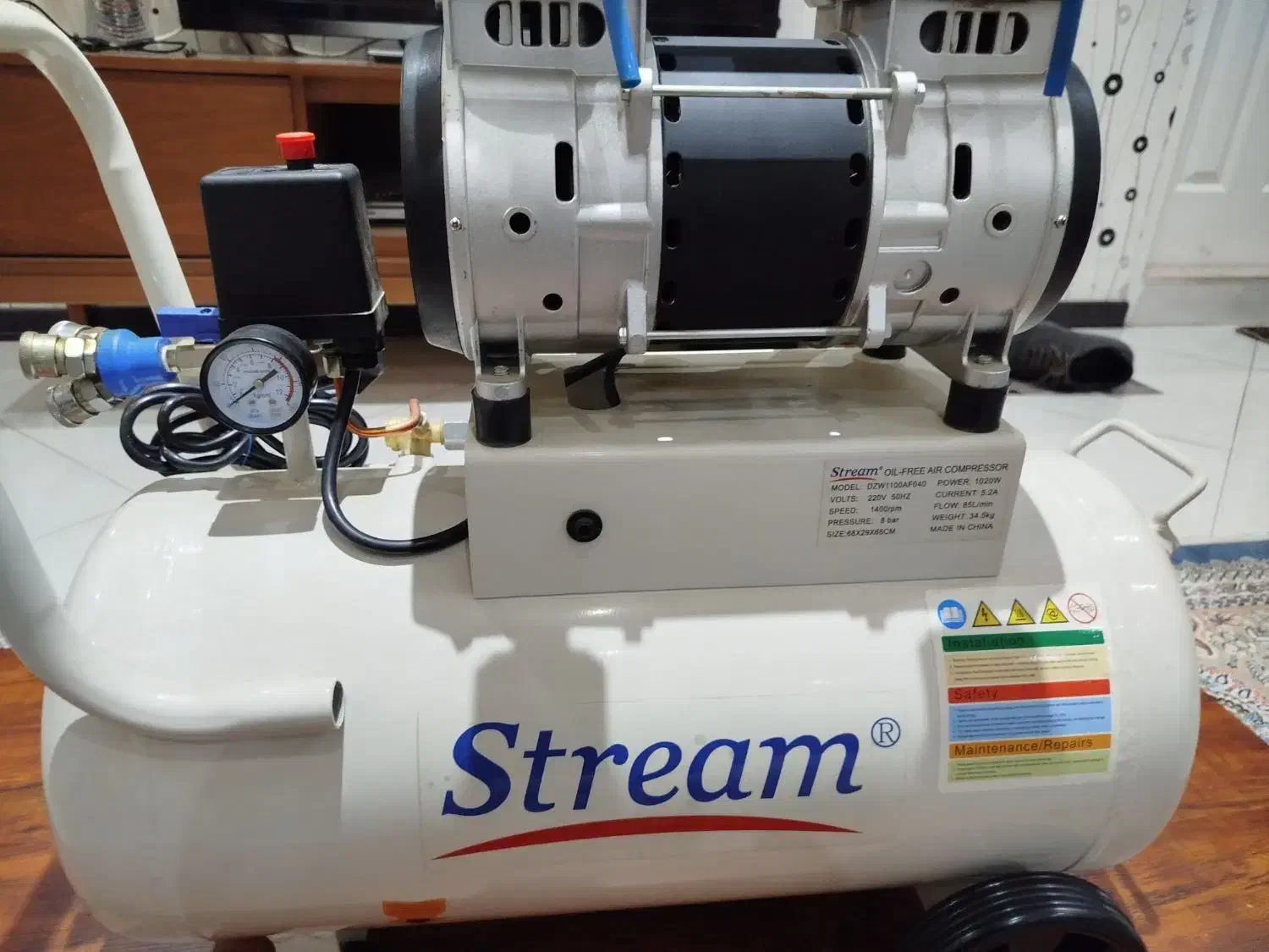 پمپ باد استریم۴۰ لیتری مدل DZW|ابزارآلات|تهران, شارق|دیوار