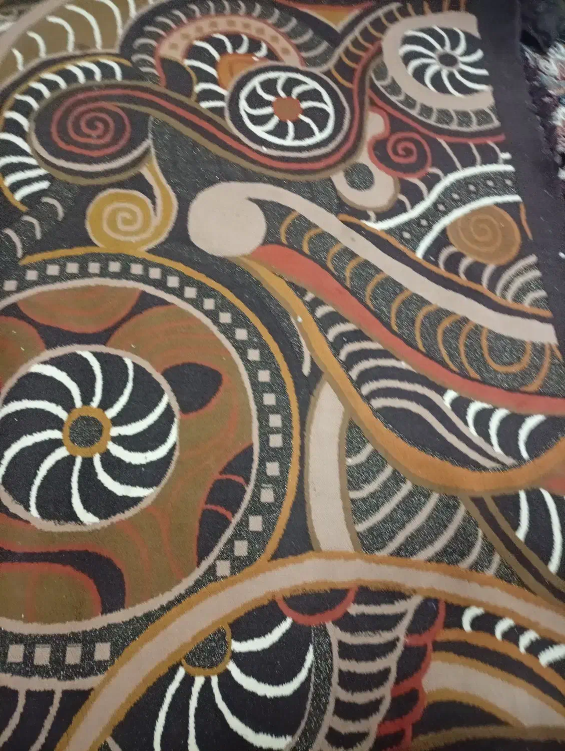 فرش فانتزی صدرصدآکرلیک به شرط تمیزخوشکل|فرش|کهک, |دیوار