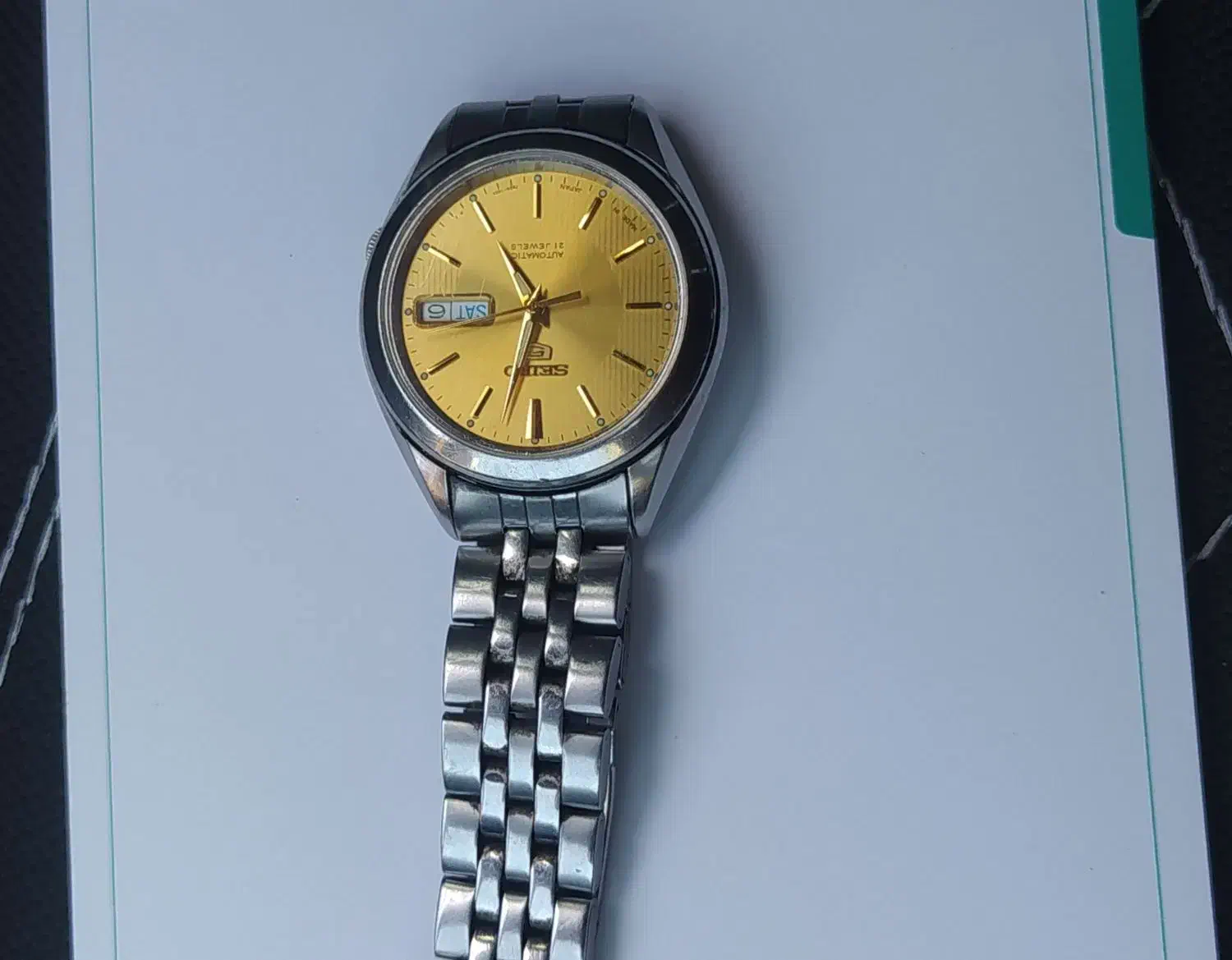 ساعت سیکو 5اتومات پشت شیشه ای اصل|ساعت|لشت نشا, |دیوار