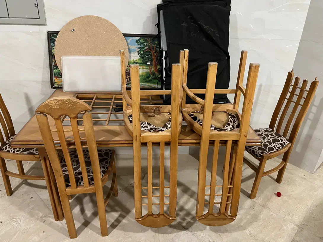 میز ناهار خوری ۶نفره|میز و صندلی غذاخوری|شهرکرد, |دیوار