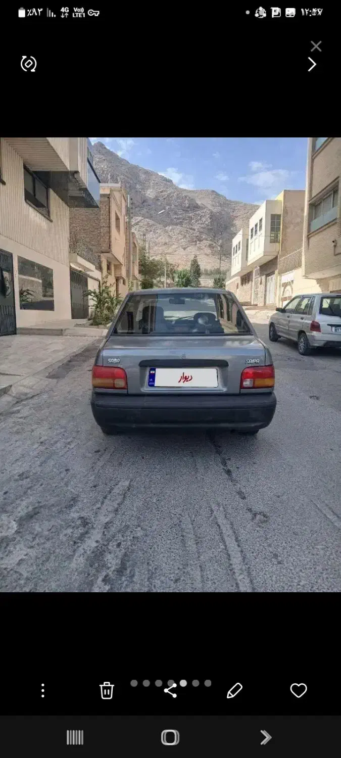 پراید۸۸ تک سوز شاسی پلم|خودرو سواری و وانت|شهرکرد, |دیوار