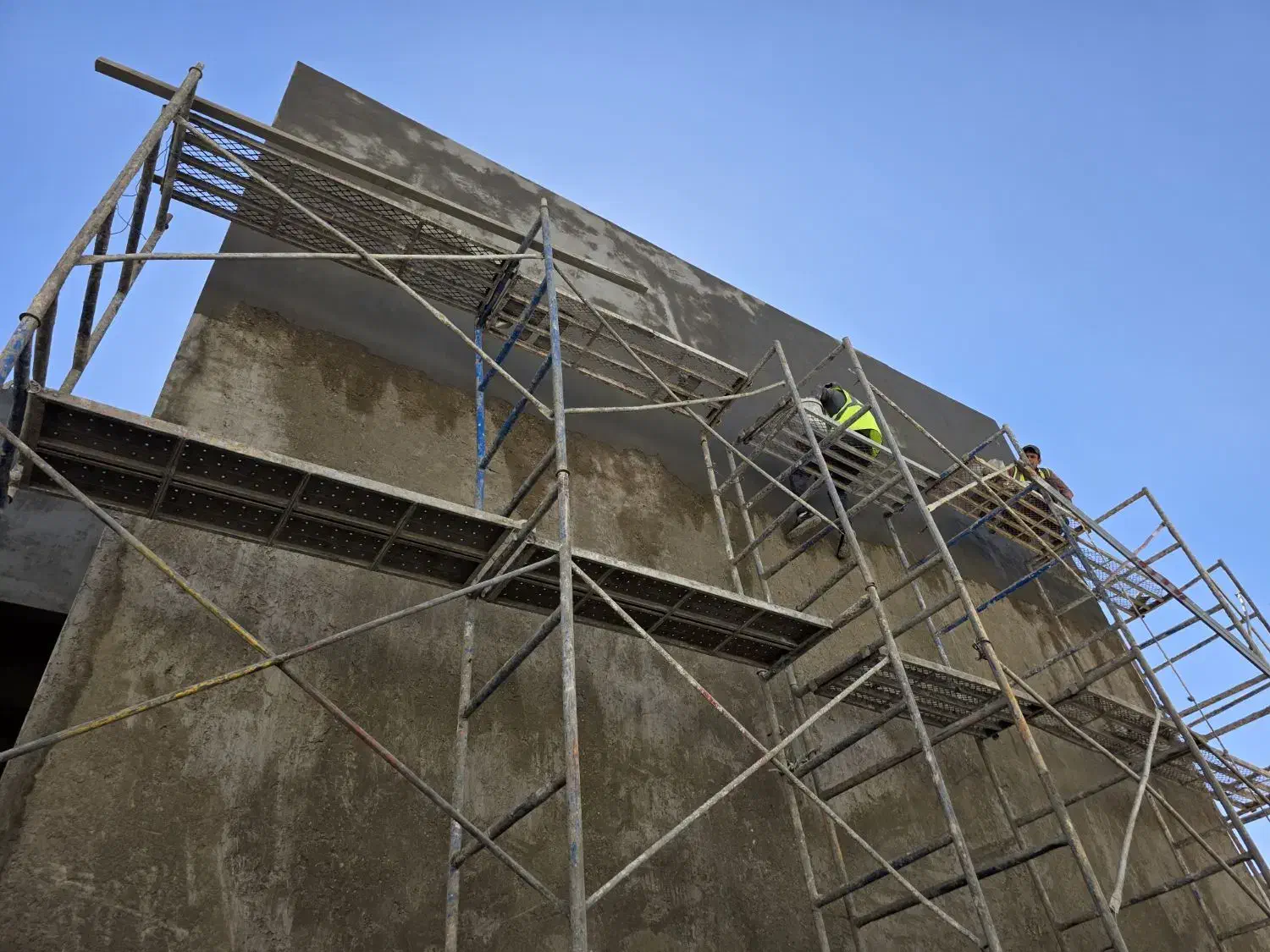 پلاستر سوله دامداری مرغدار دیوار . نما طرح سنگ چوب|خدمات پیشه و مهارت|شهرکرد, |دیوار