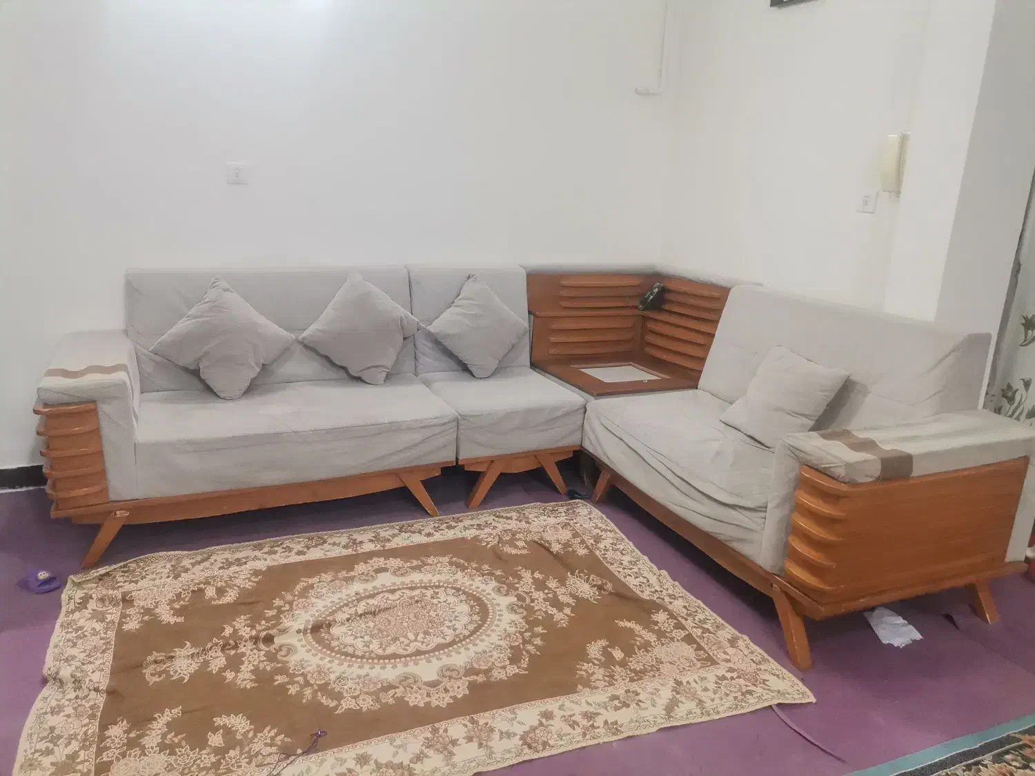 مبل ال|مبلمان خانگی و میز عسلی|شازند, |دیوار