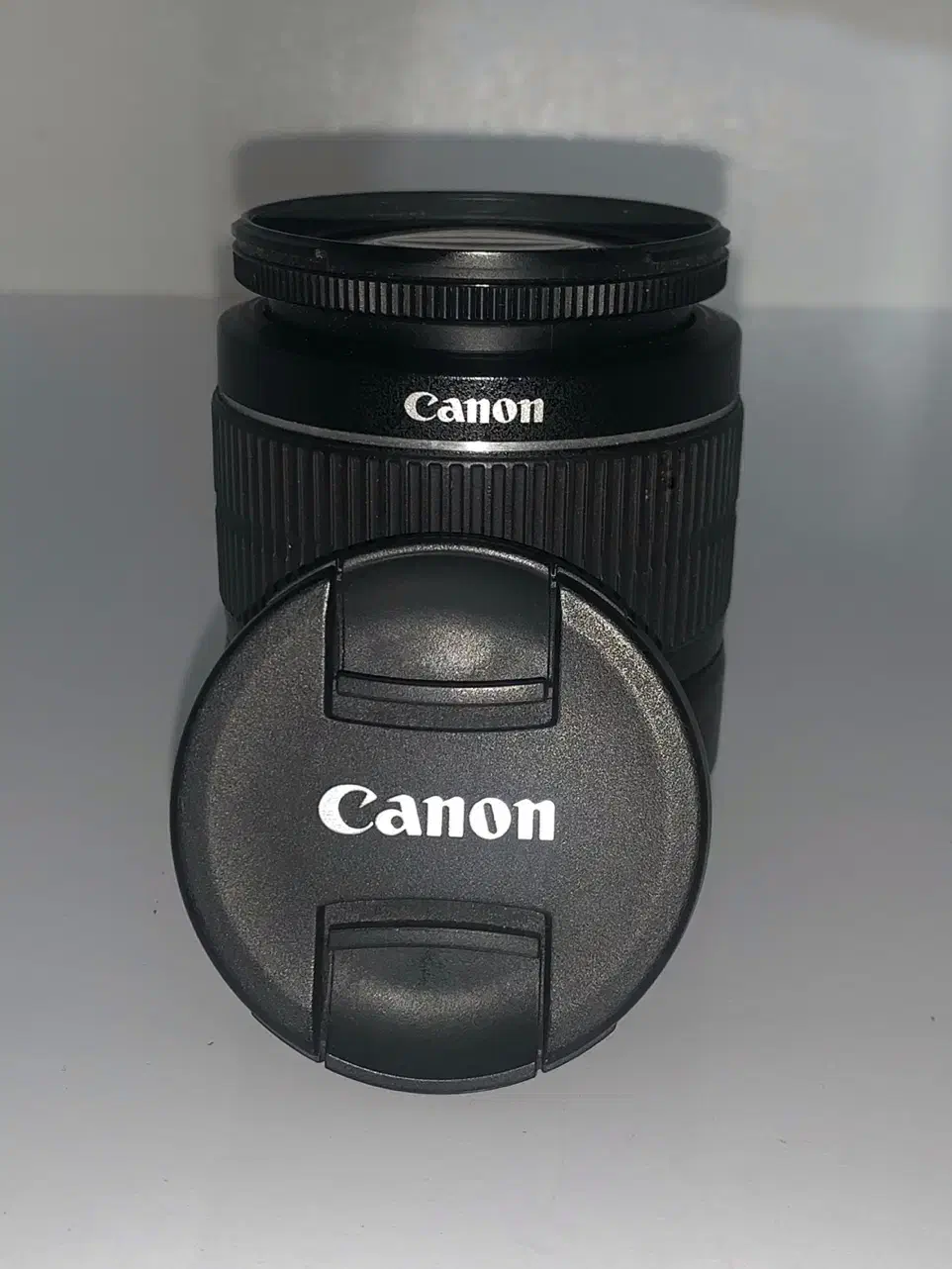 فروش لنز 55-18 کانن همراه با جعبه و درپوش لنز|دوربین عکاسی و فیلمبرداری|کیش, |دیوار