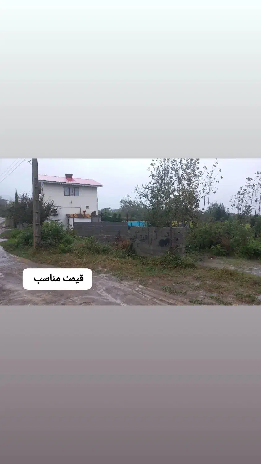 فروش ۳۰۰ متر با پروانه ساخت ۱۰۰م روستای جنبه سرا|فروش زمین و ملک کلنگی|پره‌سر, |دیوار