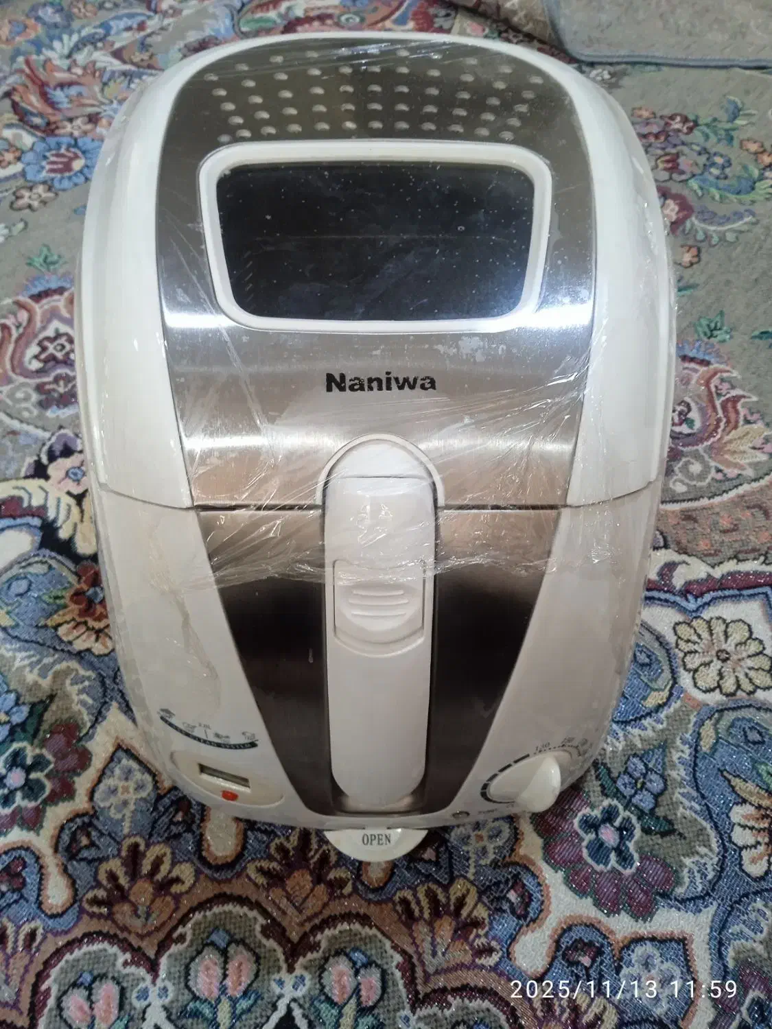 سرخکن نانیوا نونوباکارتون مناسب جهیزیه|اجاق گاز و لوازم برقی پختوپز|نسیمشهر, |دیوار