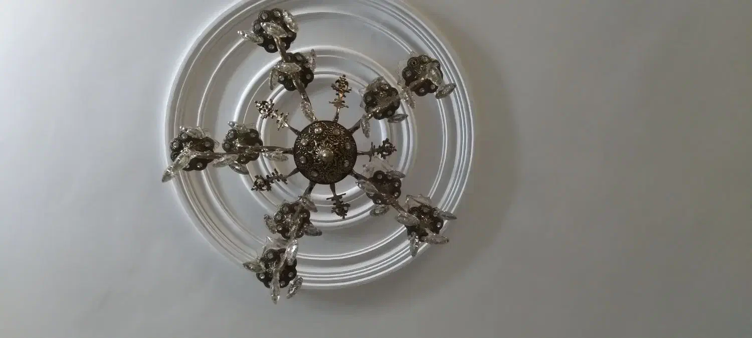 لوستر برنز|لوستر و چراغ آویز|ساوه, |دیوار