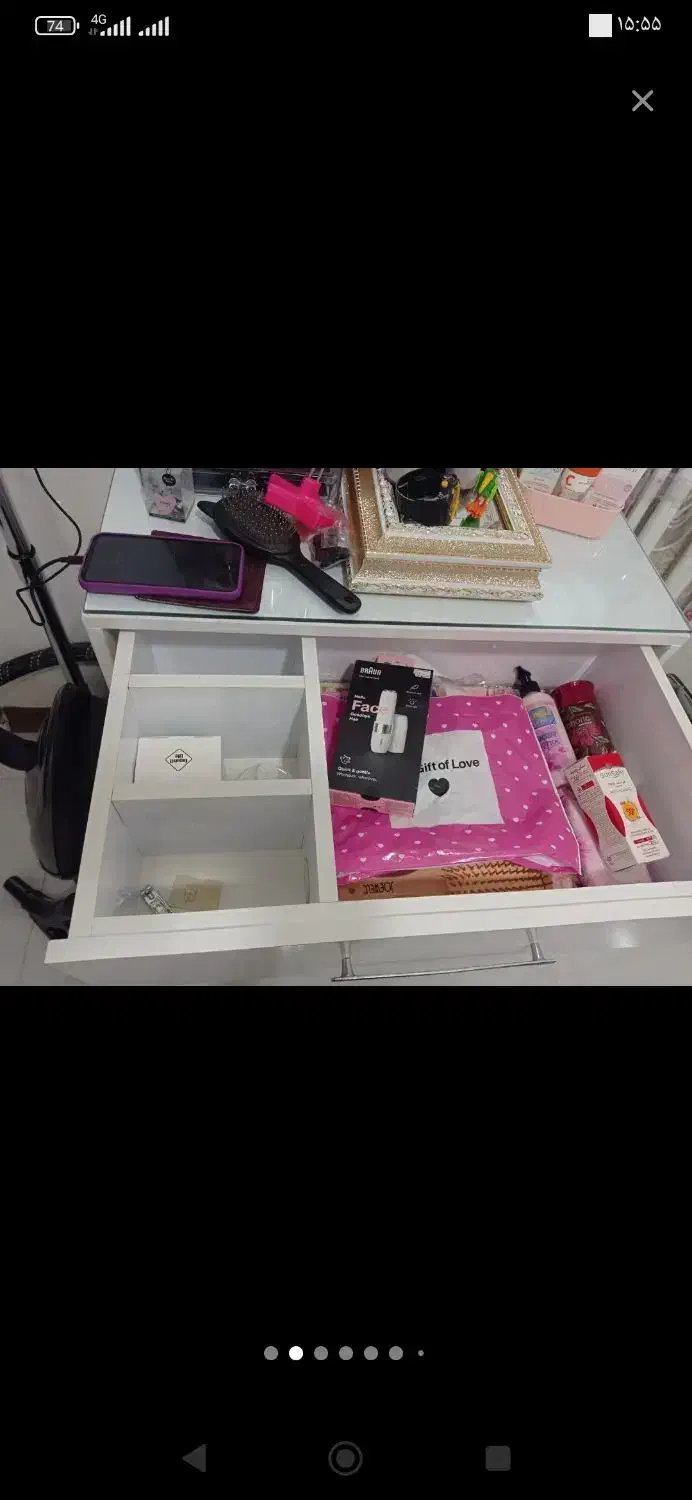 میزآرایش/دراور معاوضه بابخاری یادوچرخه۲۶ یا سماور|جاکفشی، کمد، دراور|مشهد, امیریه|دیوار