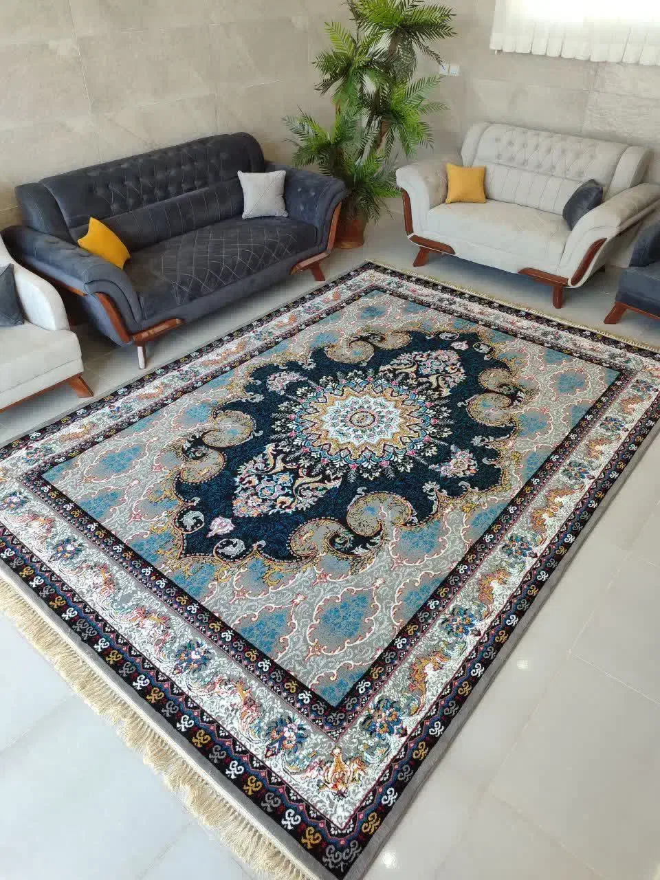 فروش ارزانترین فرشهای ۵۰۰ شانه از کارخانه|فرش|کاشان, راوند|دیوار