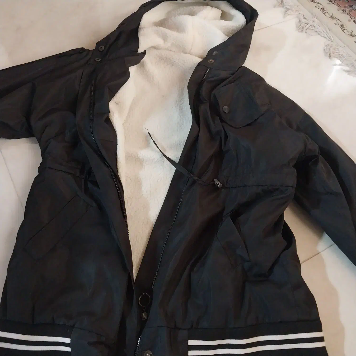 کاپشن اسپرت ضد آب و داخل خز|لباس|ساری, |دیوار