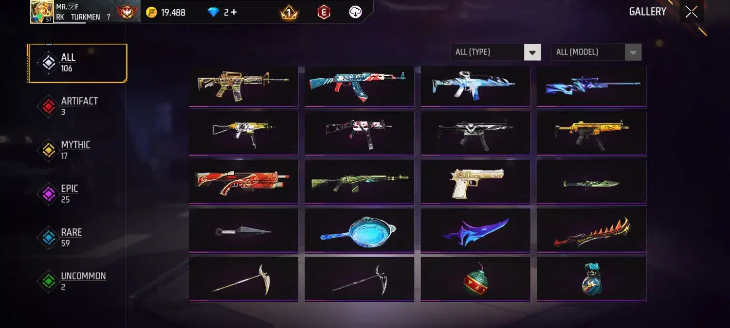 اکانت فری فایر - Free Fire|کنسول، بازی ویدئویی و آنلاین|آق قلا, |دیوار