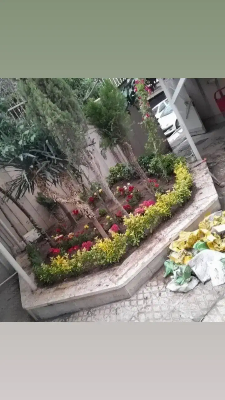 گل کاری وباغبانی هرس کاری وپابیل کردن|خدمات باغبانی و درختکاری|قم, مصلاء|دیوار