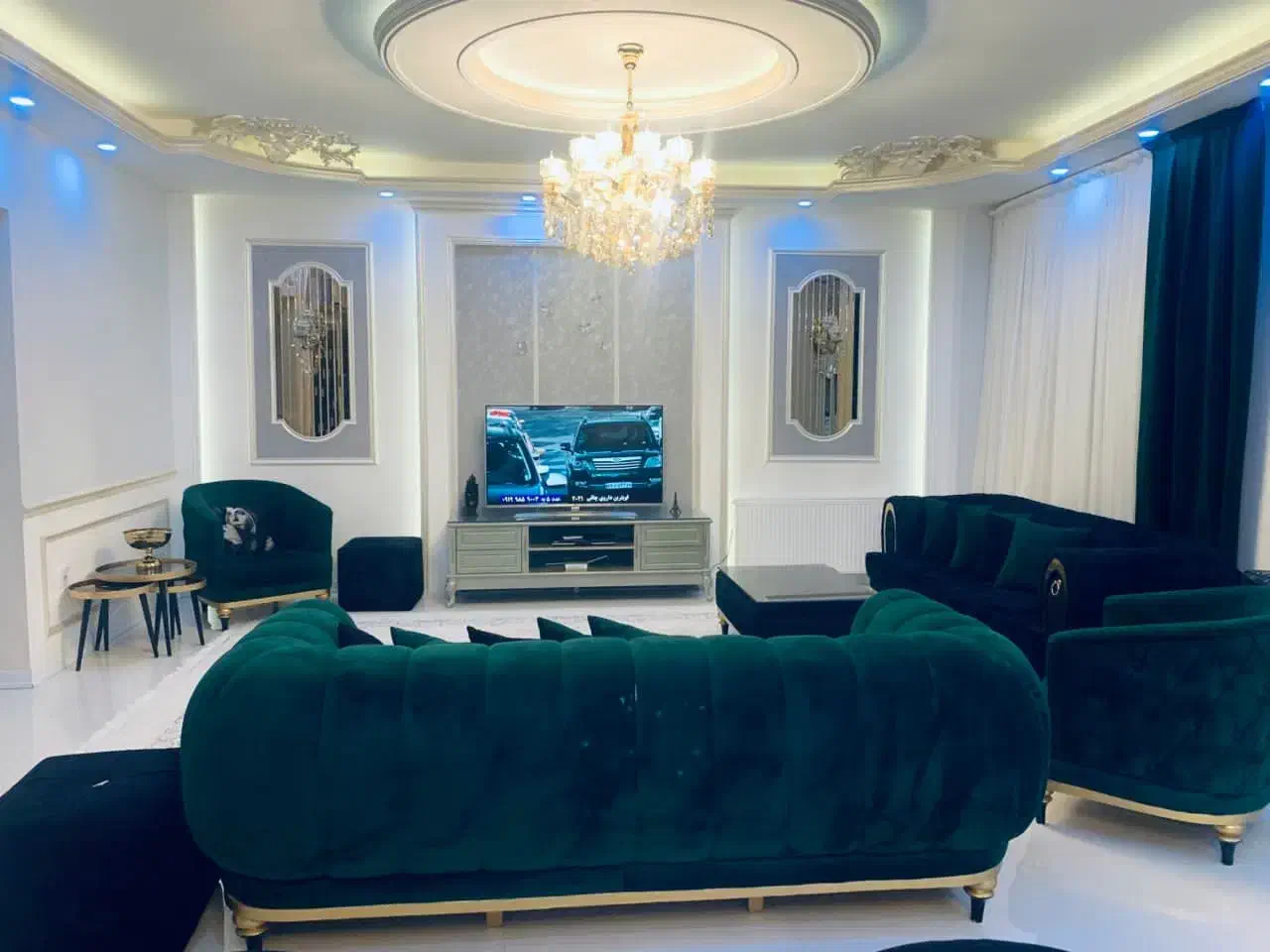 مبلمان ۱۰ نفره +میزنارخوری ۸ نفره|مبلمان خانگی و میز عسلی|سبزوار, رضوان|دیوار