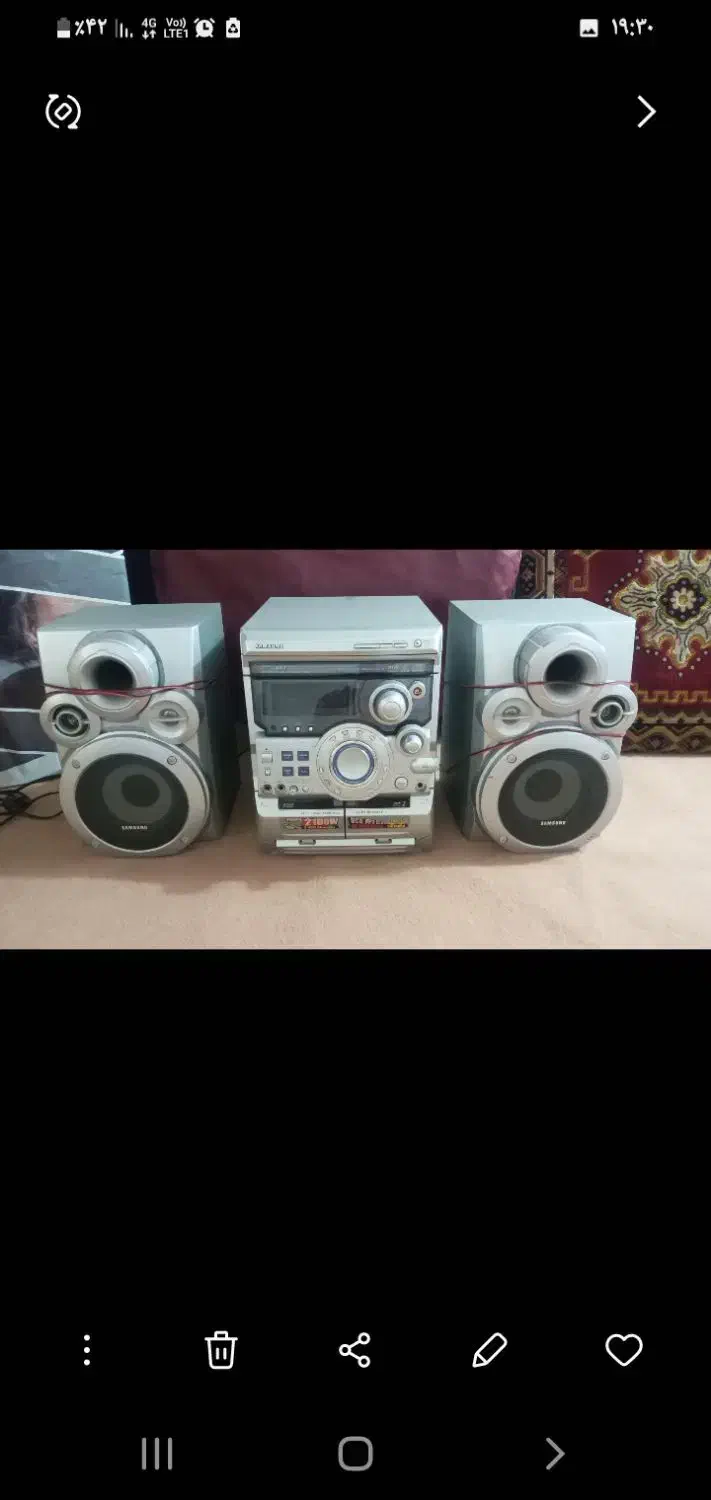 ضبط سی‌دی سه تیکه سامسونگ ۲۱۰۰وات|سیستم صوتی خانگی|لاهیجان, لاشیدان|دیوار