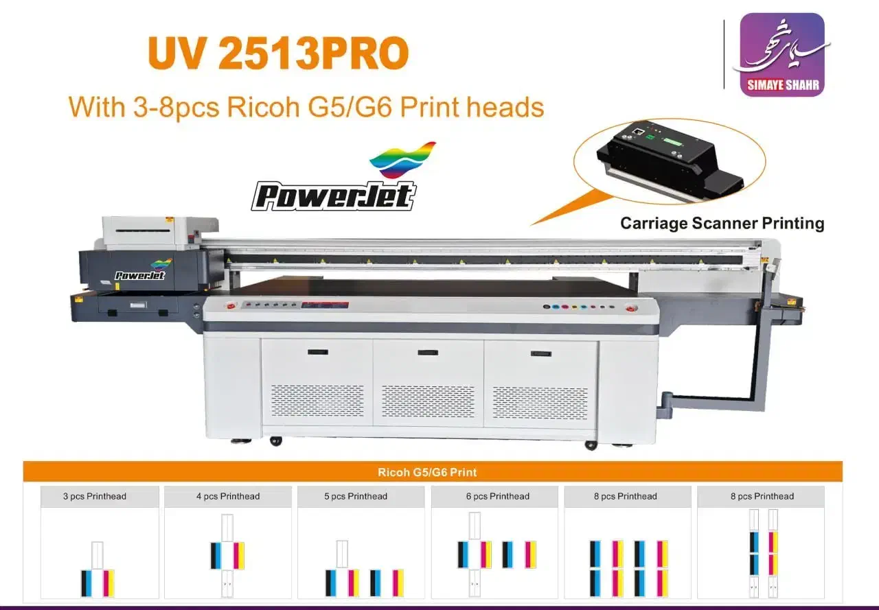 دستگاه چاپ فلت بد یووی UV2513|ماشین‌آلات صنعتی|مشهد, راهنمایی|دیوار